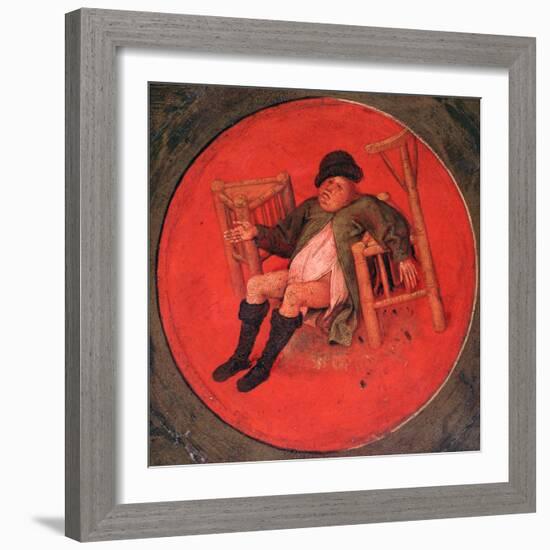 Flemish Proverb, C1558-1560-Pieter Bruegel the Elder-Framed Giclee Print