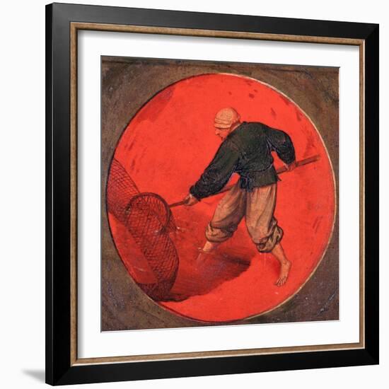 Flemish Proverb, C1558-1560-Pieter Bruegel the Elder-Framed Giclee Print