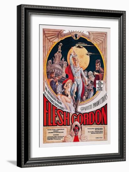 Flesh Gordon-null-Framed Art Print