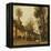 Flesselles, Street with Peasant and Cow-Jean-Baptiste-Camille Corot-Framed Premier Image Canvas