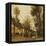 Flesselles, Street with Peasant and Cow-Jean-Baptiste-Camille Corot-Framed Premier Image Canvas