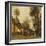 Flesselles, Street with Peasant and Cow-Jean-Baptiste-Camille Corot-Framed Giclee Print