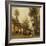 Flesselles, Street with Peasant and Cow-Jean-Baptiste-Camille Corot-Framed Giclee Print