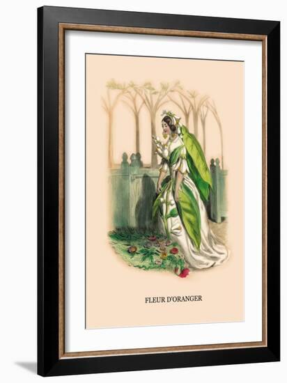 Fleur d'Oranger-J.J. Grandville-Framed Art Print