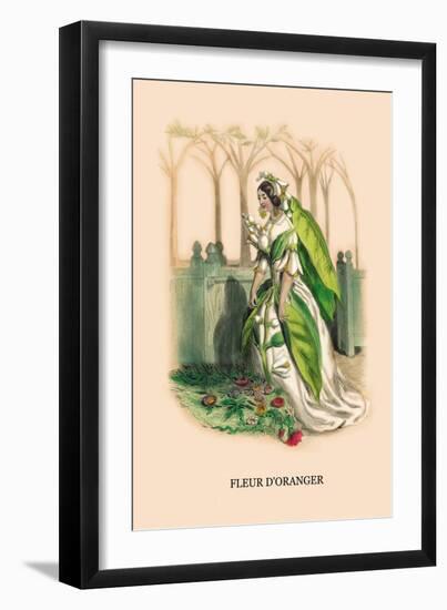 Fleur d'Oranger-J.J. Grandville-Framed Art Print