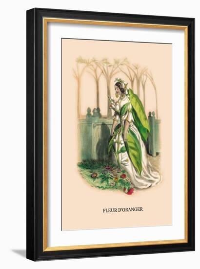 Fleur d'Oranger-J.J. Grandville-Framed Art Print