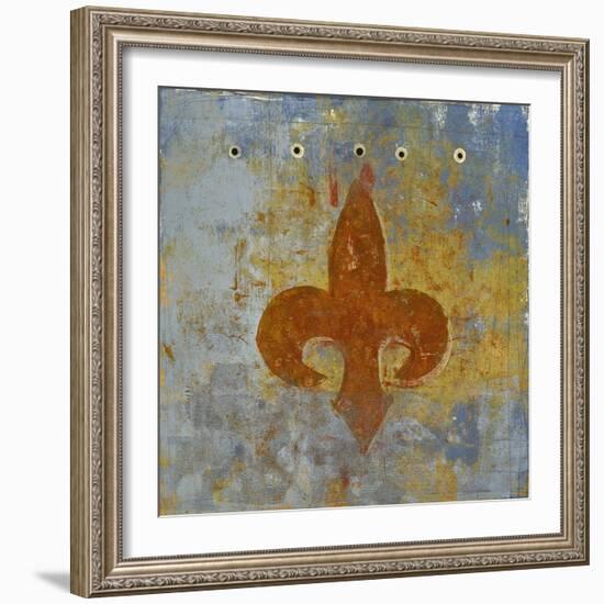 Fleur de Lis 2-Maeve Harris-Framed Giclee Print