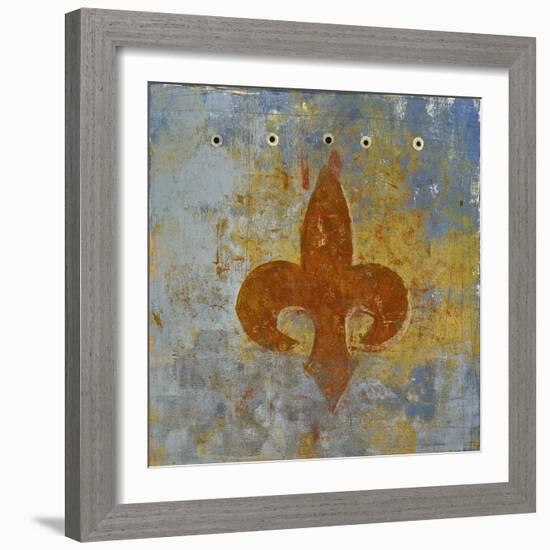 Fleur de Lis 2-Maeve Harris-Framed Giclee Print