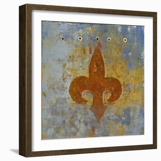 Fleur de Lis 2-Maeve Harris-Framed Giclee Print