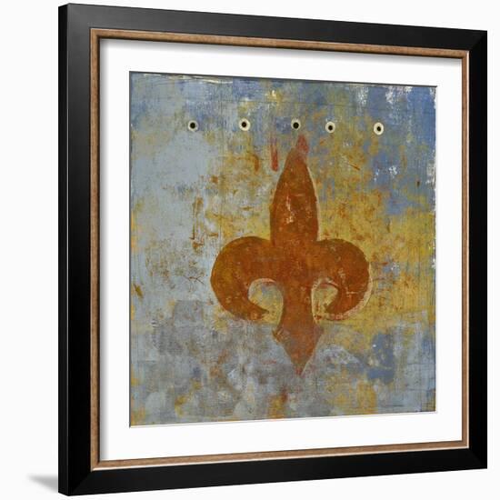 Fleur de Lis 2-Maeve Harris-Framed Giclee Print