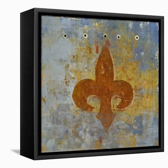 Fleur de Lis 2-Maeve Harris-Framed Premier Image Canvas