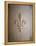 Fleur-de-lis Carved on Stone-null-Framed Premier Image Canvas