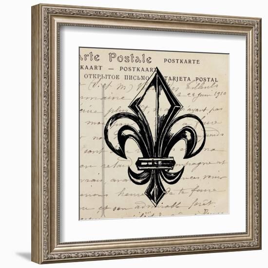 Fleur De Lis I-Sabine Berg-Framed Art Print