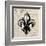 Fleur De Lis I-Sabine Berg-Framed Art Print