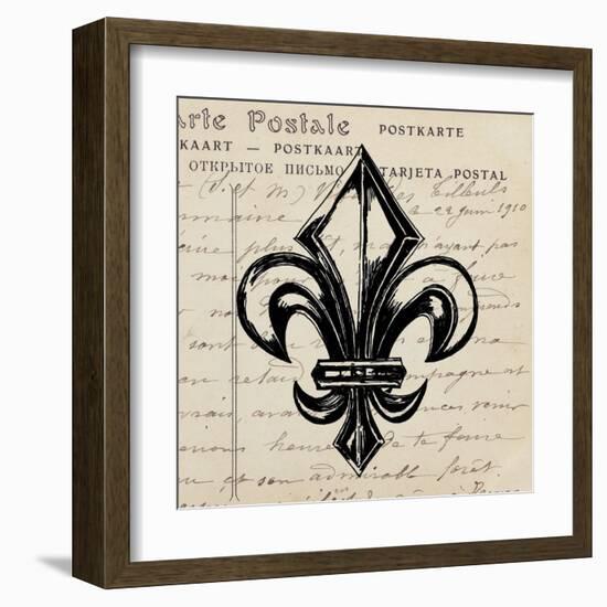 Fleur De Lis I-Sabine Berg-Framed Art Print