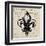 Fleur De Lis I-Sabine Berg-Framed Art Print