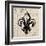 Fleur De Lis I-Sabine Berg-Framed Art Print