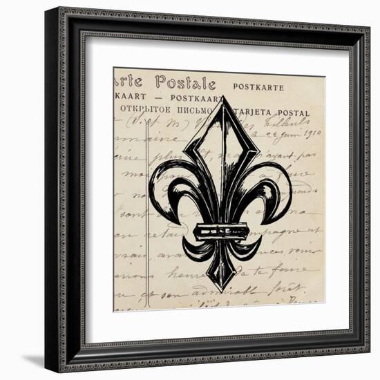 Fleur De Lis I-Sabine Berg-Framed Art Print