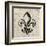 Fleur De Lis II-Sabine Berg-Framed Art Print