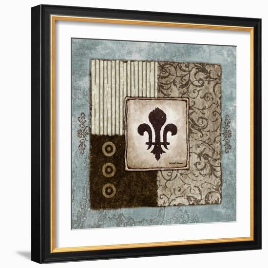 Fleur de Lis II-Michael Marcon-Framed Art Print