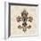 Fleur de Lis Motif I-Gregory Gorham-Framed Art Print