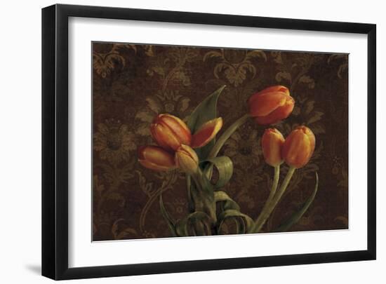 Fleur de Lis Tulips-Janel Pahl-Framed Giclee Print