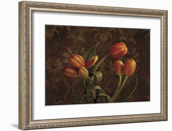 Fleur de Lis Tulips-Janel Pahl-Framed Giclee Print