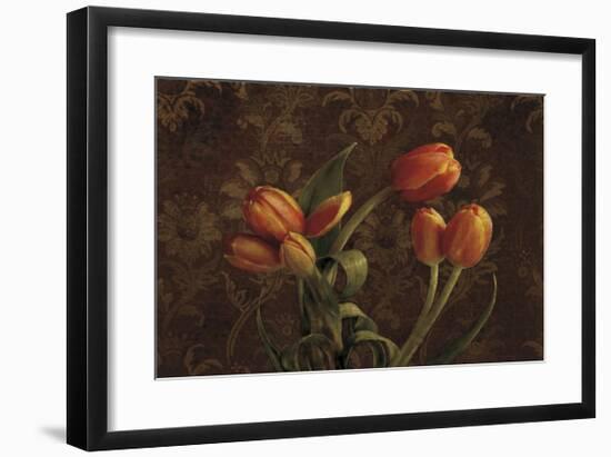 Fleur de Lis Tulips-Janel Pahl-Framed Giclee Print