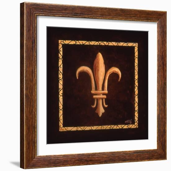 Fleur De Lys - Clovis-Marilyn Dunlap-Framed Art Print