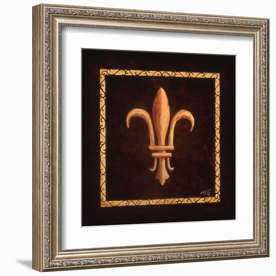 Fleur De Lys - Clovis-Marilyn Dunlap-Framed Art Print