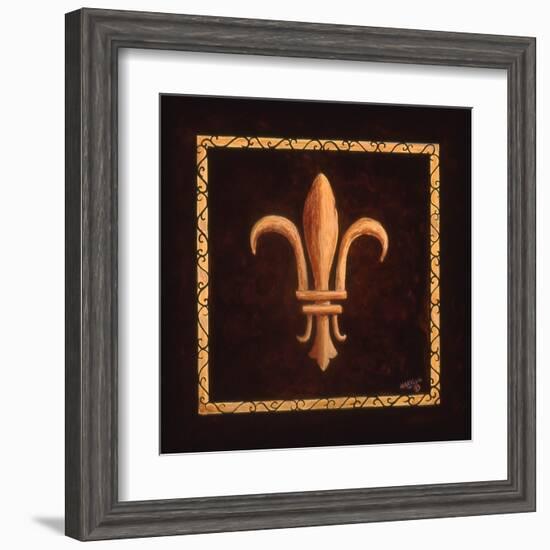 Fleur De Lys - Clovis-Marilyn Dunlap-Framed Art Print