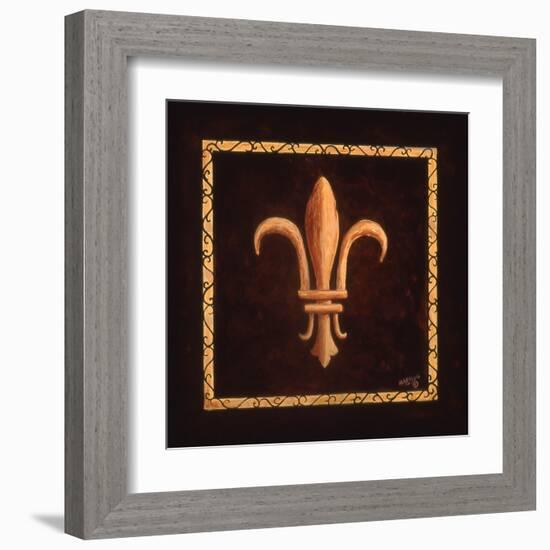 Fleur De Lys - Clovis-Marilyn Dunlap-Framed Art Print