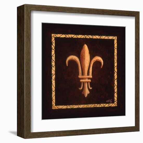 Fleur De Lys - Clovis-Marilyn Dunlap-Framed Art Print