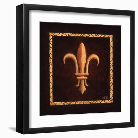 Fleur De Lys - Clovis-Marilyn Dunlap-Framed Art Print