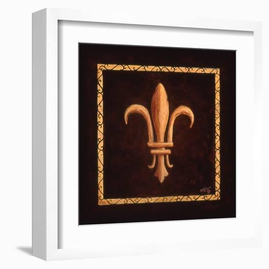 Fleur De Lys - Clovis-Marilyn Dunlap-Framed Art Print