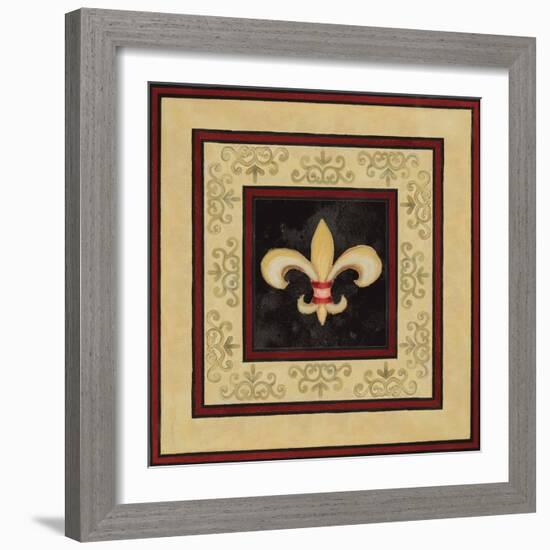 Fleur de Lys I-Janice Gaynor-Framed Art Print