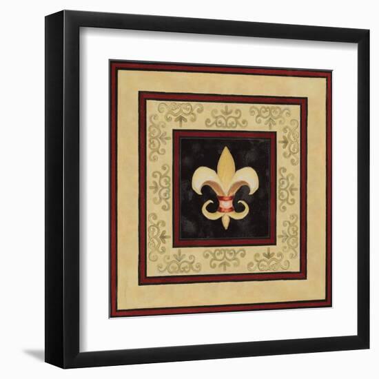 Fleur de Lys II-Janice Gaynor-Framed Art Print