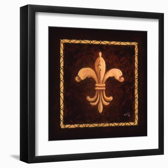 Fleur De Lys - King Charles VII-Marilyn Dunlap-Framed Art Print