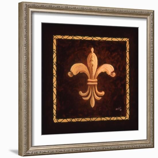 Fleur De Lys - King Charles VII-Marilyn Dunlap-Framed Art Print