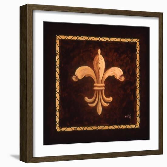 Fleur De Lys - King Charles VII-Marilyn Dunlap-Framed Art Print