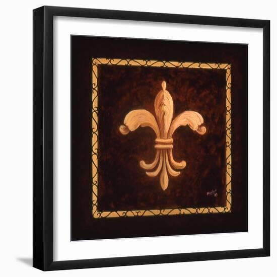 Fleur De Lys - King Charles VII-Marilyn Dunlap-Framed Art Print