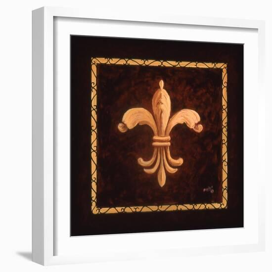 Fleur De Lys - King Charles VII-Marilyn Dunlap-Framed Art Print