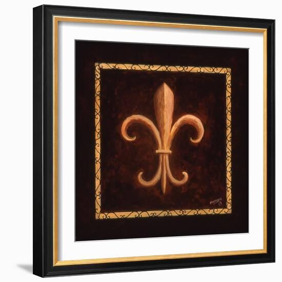 Fleur De Lys - King Louis VII-Marilyn Dunlap-Framed Art Print