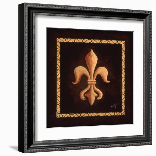 Fleur De Lys - King Louis XV-Marilyn Dunlap-Framed Art Print