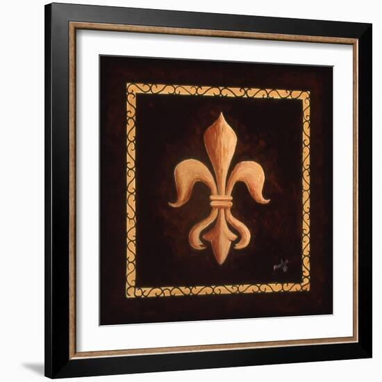 Fleur De Lys - King Louis XV-Marilyn Dunlap-Framed Art Print