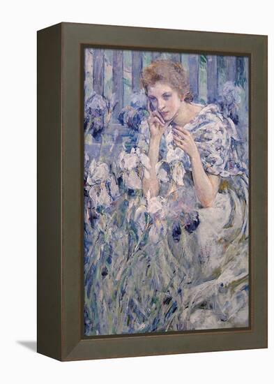 Fleur De Lys-Robert Payton Reid-Framed Stretched Canvas