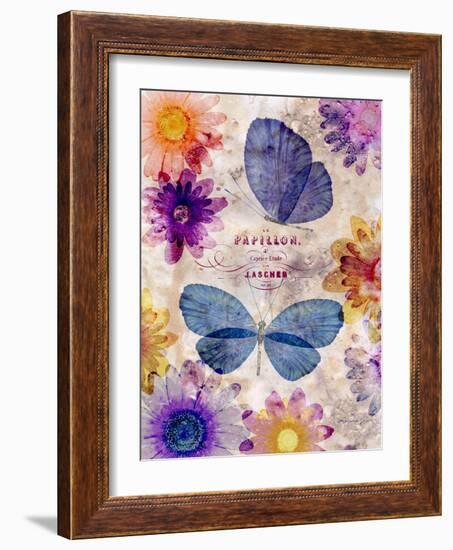 Fleur De Papillion 1-Morgan Yamada-Framed Art Print