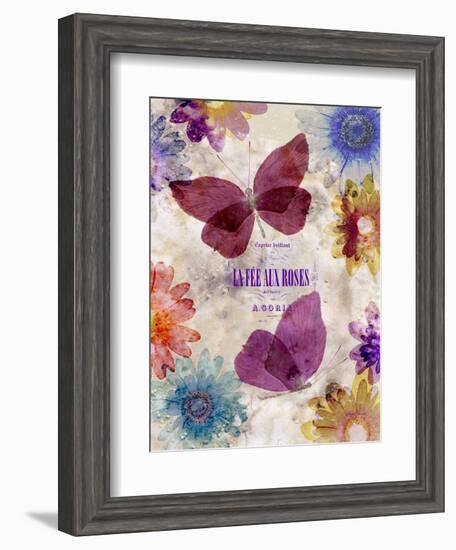 Fleur De Papillion 2-Morgan Yamada-Framed Art Print