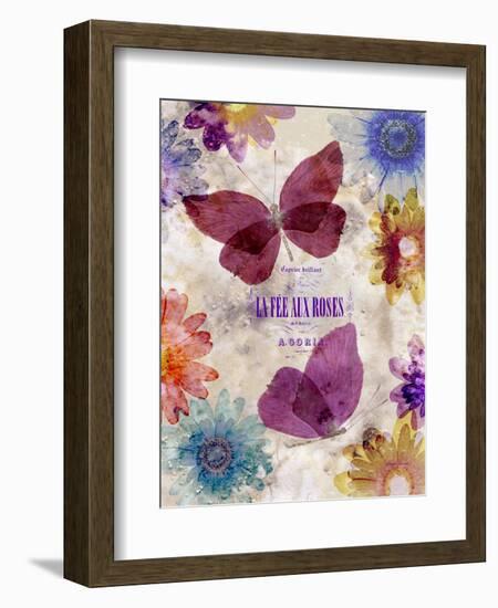 Fleur De Papillion 2-Morgan Yamada-Framed Art Print