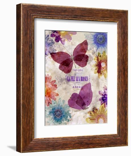 Fleur De Papillion 2-Morgan Yamada-Framed Art Print